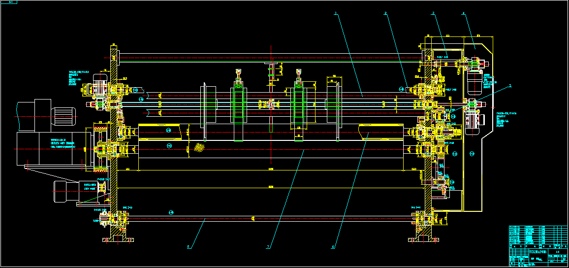 印刷机送纸结构全套图纸 CAD图纸 设计素材 机械设备